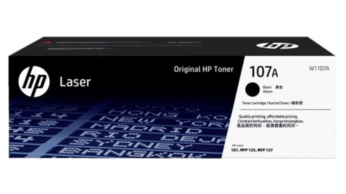 HP 107A Black Toner Cartridge – W1107A for Laser 107, 135 ,137